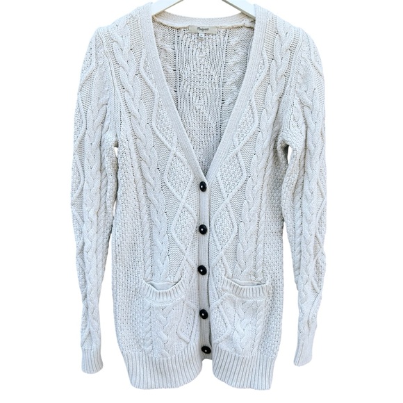 Madewell Sweaters - Madewell Diamond Stitch Knit Sweater